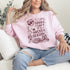 Funny hockey season sweatshirt with “Sorry I Can’t It’s Hockey Season” design featuring skates, stick, puck, and coffee cup – cozy rink apparel for hockey moms and fans