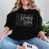 Hockey Mom sweatshirt with handwritten script typography and descriptive text design on a cozy crewneck, perfect for rink moms and hockey season