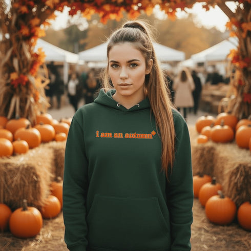 If pumpkin spice runs through your veins and crunchy leaves are your love language — this hoodie was made for you.