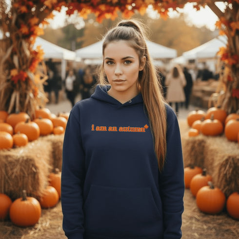 If pumpkin spice runs through your veins and crunchy leaves are your love language — this hoodie was made for you.