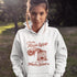 Funny maple syrup hoodie that says “I Put My Maple Syrup On My Maple Syrup” Canadian humor hoodie with vintage maple syrup graphic.