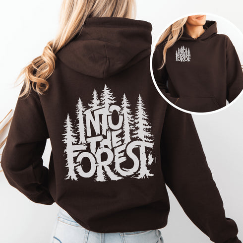 Step into the wild with the Into The Forest hoodie, where style meets nature in the most unforgettable way.