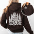 Step into the wild with the Into The Forest hoodie, where style meets nature in the most unforgettable way.