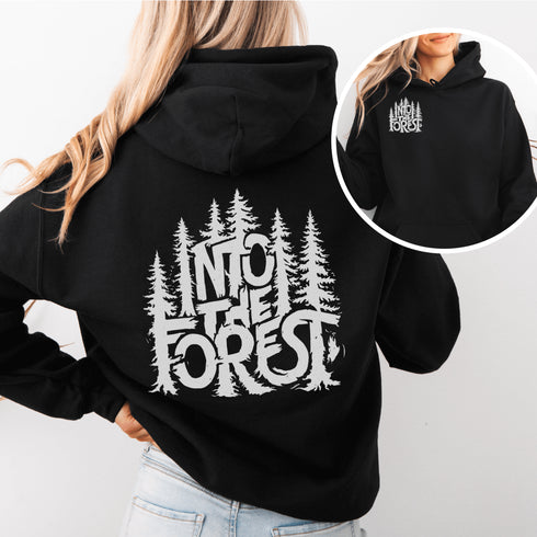 Step into the wild with the Into The Forest hoodie, where style meets nature in the most unforgettable way.