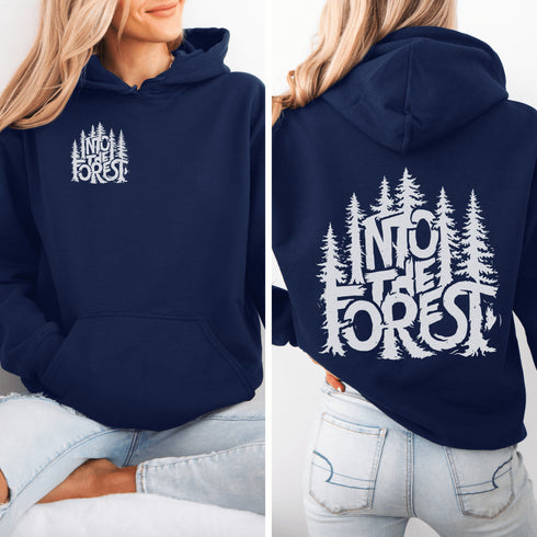 Step into the wild with the Into The Forest hoodie, where style meets nature in the most unforgettable way.