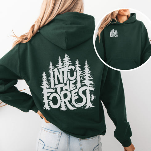 Step into the wild with the Into The Forest hoodie, where style meets nature in the most unforgettable way.