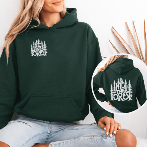 Step into the wild with the Into The Forest hoodie, where style meets nature in the most unforgettable way.