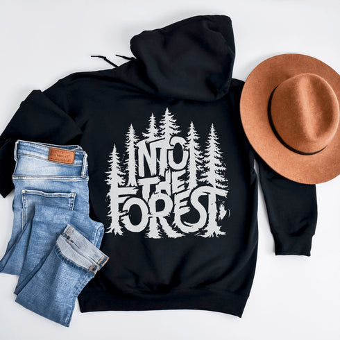 Step into the wild with the Into The Forest hoodie, where style meets nature in the most unforgettable way.