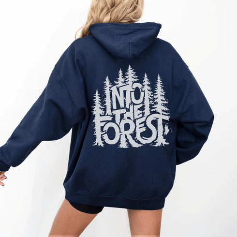 Step into the wild with the Into The Forest hoodie, where style meets nature in the most unforgettable way.