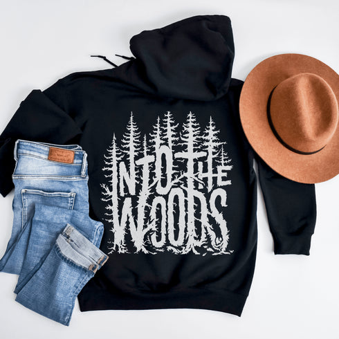 Embrace your inner wanderer with the Into The Woods hoodie, designed for those who hear the call of the wild.