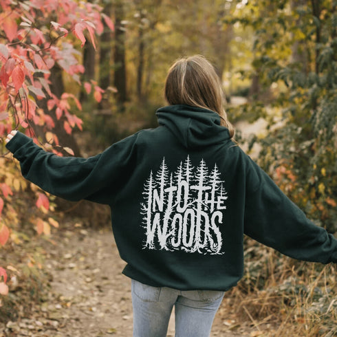 Embrace your inner wanderer with the Into The Woods hoodie, designed for those who hear the call of the wild.