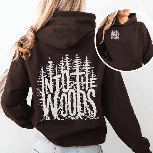 Embrace your inner wanderer with the Into The Woods hoodie, designed for those who hear the call of the wild.