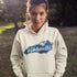 It’s Lake Ontario Eh Canadian lake life graphic hoodie featuring a vintage Lake Ontario design and maple leaf