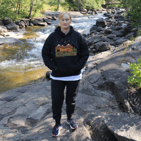 Inspired by peaceful nights under the stars and the quiet magic of the outdoors, the Camping Fox Hoodie captures everything we love about life beyond the city.