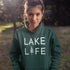 Embrace the serene vibes of lakeside living with our exclusive "Lake Life" hoodie. Designed for those who find their peace by the water, this hoodie combines comfort with a statement of tranquility.