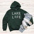 Embrace the serene vibes of lakeside living with our exclusive "Lake Life" hoodie. Designed for those who find their peace by the water, this hoodie combines comfort with a statement of tranquility.