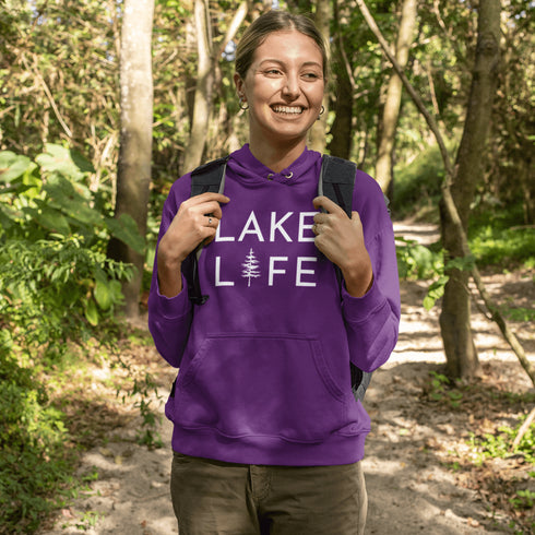 Embrace the serene vibes of lakeside living with our exclusive "Lake Life" hoodie. Designed for those who find their peace by the water, this hoodie combines comfort with a statement of tranquility.