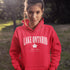 Lake Ontario EST 1641 Canadian hoodie with maple leaf and vintage collegiate lettering