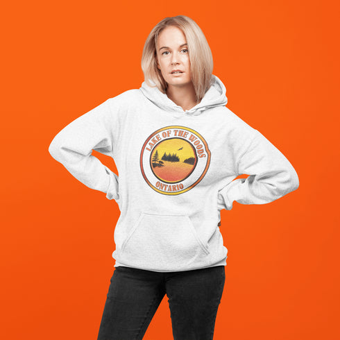 This hoodie brings you those epic Ontario sunsets without the risk of getting splashed by a rogue fish or tangled in a fishing line.