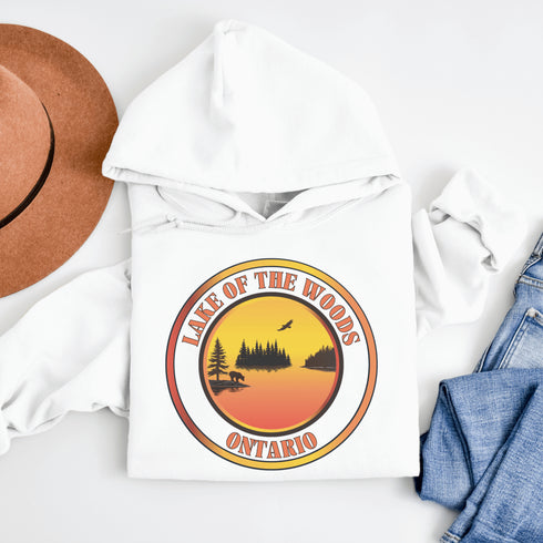 This hoodie brings you those epic Ontario sunsets without the risk of getting splashed by a rogue fish or tangled in a fishing line.