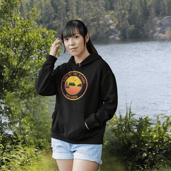This hoodie brings you those epic Ontario sunsets without the risk of getting splashed by a rogue fish or tangled in a fishing line.