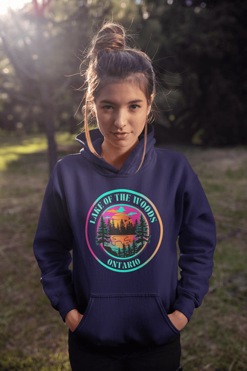 Lake Hoodie-Lake Of The Woods-Blue