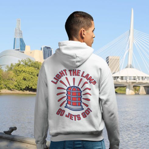 Light the Lamp – Go Jets Go! Hoodie🔥 Because when that red light flashes, it's party time in the 'Peg. 🔥