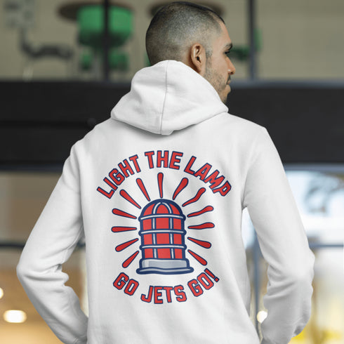 Light the Lamp – Go Jets Go! Hoodie🔥 Because when that red light flashes, it's party time in the 'Peg. 🔥