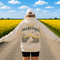 Vintage-inspired Manitoba prairie hoodie featuring a matching left chest design and oversized back graphic displayed on a unisex hoodie lifestyle mockup in an outdoor prairie setting. Available in multiple hoodie colors.