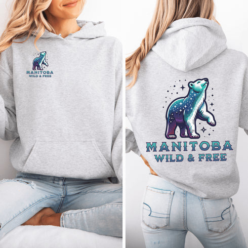 Embrace the wild beauty of Manitoba with the Manitoba - Wild & Free hoodie, designed for those who carry the spirit of the north.
