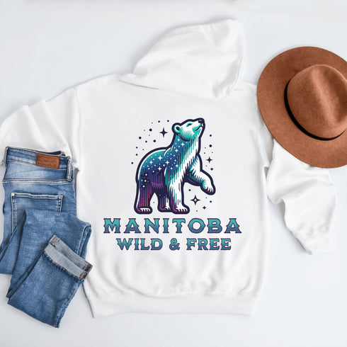 Embrace the wild beauty of Manitoba with the Manitoba - Wild & Free hoodie, designed for those who carry the spirit of the north.