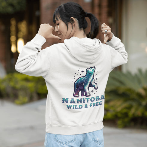 Embrace the wild beauty of Manitoba with the Manitoba - Wild & Free hoodie, designed for those who carry the spirit of the north.