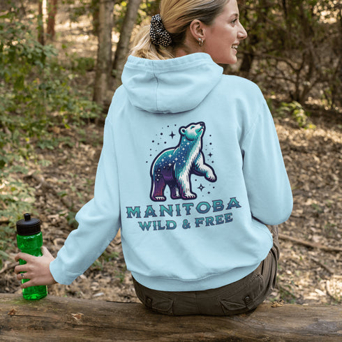 Embrace the wild beauty of Manitoba with the Manitoba - Wild & Free hoodie, designed for those who carry the spirit of the north.
