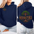 Celebrate the natural beauty of Manitoba with this unique hoodie featuring "Manitoba" written in a stunning tree-inspired font.