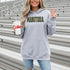 Stay cozy and stylish with this Manitoba-themed hoodie featuring the letters filled with wheat. Perfect for anyone looking for a cozy hoodie to wear during winter.