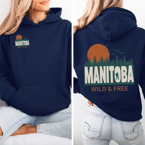 This one-of-a-kind design features a stunning forest scene that captures the essence of Manitoba’s untamed beauty.