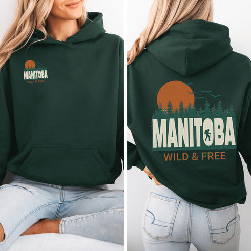 This one-of-a-kind design features a stunning forest scene that captures the essence of Manitoba’s untamed beauty.