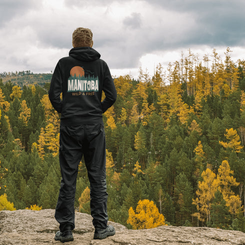 This one-of-a-kind design features a stunning forest scene that captures the essence of Manitoba’s untamed beauty.