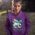 Featuring a majestic polar bear set against the breathtaking backdrop of the northern lights, this hoodie celebrates the spirit of Manitoba’s wild landscapes.