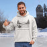 Cozy outdoor hockey hoodie featuring a glowing rink graphic and prairie winter vibe. Perfect for skating, cabin nights, and cold-weather comfort.