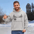 Cozy outdoor hockey hoodie featuring a glowing rink graphic and prairie winter vibe. Perfect for skating, cabin nights, and cold-weather comfort.