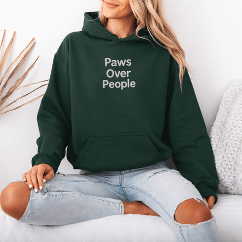 This cozy embroidered gem is perfect for those who would rather hang out with a wagging tail or a purring fluffball than deal with… well, humans.