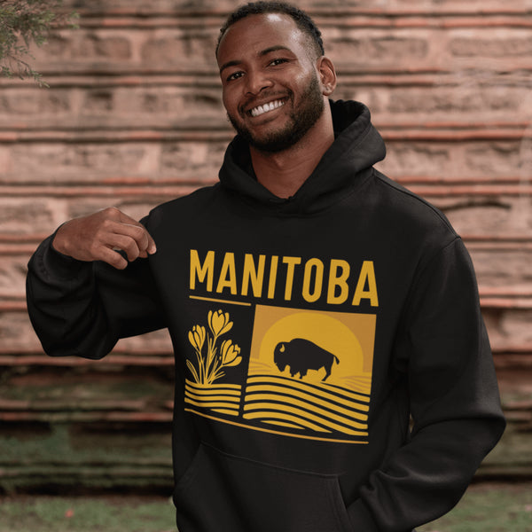 Celebrate the beauty of the heartland with our Manitoba Prairie Pride hoodie — a cozy tribute to the natural wonders of the province.