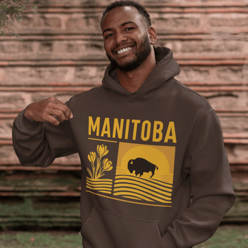 Celebrate the beauty of the heartland with our Manitoba Prairie Pride hoodie — a cozy tribute to the natural wonders of the province.