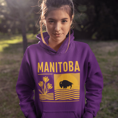 Celebrate the beauty of the heartland with our Manitoba Prairie Pride hoodie — a cozy tribute to the natural wonders of the province.