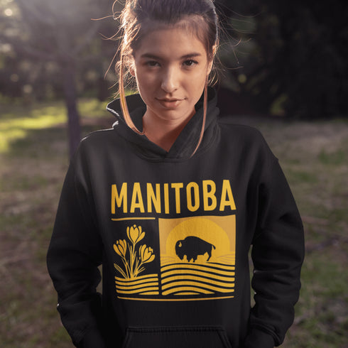 Celebrate the beauty of the heartland with our Manitoba Prairie Pride hoodie — a cozy tribute to the natural wonders of the province.