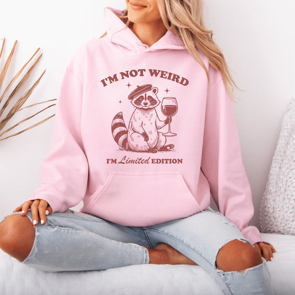 Embrace your one-of-a-kind fabulousness with this classy raccoon sporting a beret and sipping wine like the true connoisseur of chaos they are.