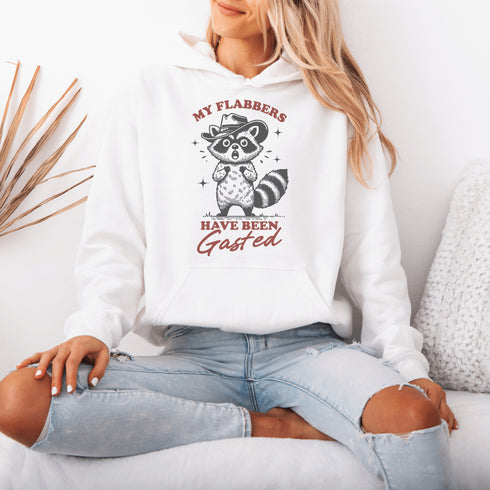 Featuring the phrase "My flabbers have been gasted," this hoodie is the perfect blend of sarcasm and sheer disbelief at life’s endless surprises.