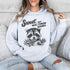 Introducing the "Sweet, But Will Throw Hands" Hoodie—perfect for those who are 90% cute and 10% ready to fight (especially over snacks). Featuring a cartoon raccoon that’s equal parts charming and feisty, this hoodie is a gentle reminder that while you're sweet, you’re not to be messed with! 🦝👊