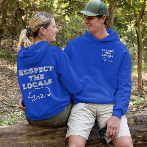 Respect The Locals Double Sided Hoodie